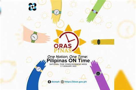 DOST leads Oras Pinas campaign in the observance of the .